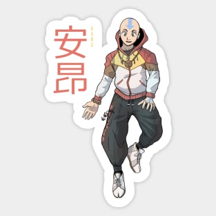 Modern Aang Sticker